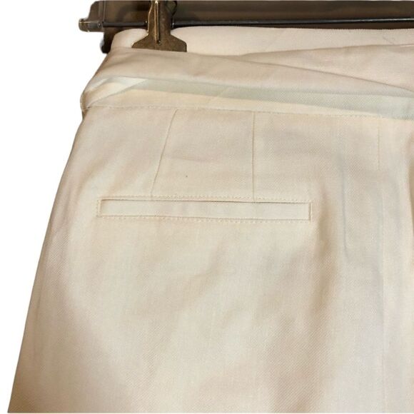 NWT! High rise midi linen blend shorts - Picture 3 of 11